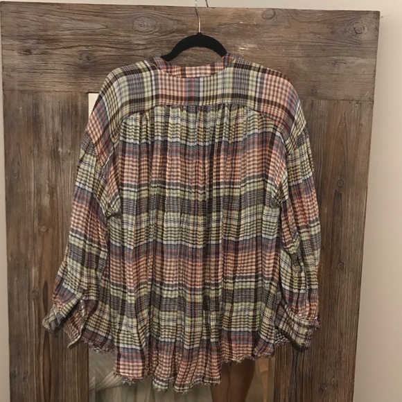 Free People Come On Over Buttondown Top - Picture 8 of 8